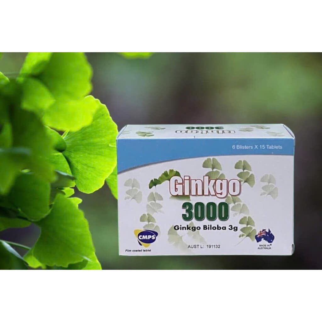 VIÊN UỐNG BỔ NÃO GINKGO 3000 NHẬP KHẨU ÚC-TĂNG CƯỜNG TRÍ NHỚ-GIẢM CĂNG THẲNG-CẢI THIỆN TUẦN HOÀN NÃO