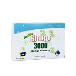 VIÊN UỐNG BỔ NÃO GINKGO 3000 NHẬP KHẨU ÚC-TĂNG CƯỜNG TRÍ NHỚ-GIẢM CĂNG THẲNG-CẢI THIỆN TUẦN HOÀN NÃO 2