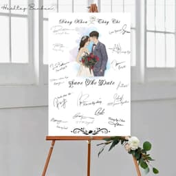 Bảng Ký Tên Cổng Cưới Welcome, Bảng Chào Cổng - Bảng Ký Tên Để Cổng Đám Cưới Ý Nghĩa 6