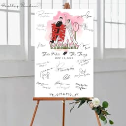 Bảng Ký Tên Cổng Cưới Welcome, Bảng Chào Cổng - Bảng Ký Tên Để Cổng Đám Cưới Ý Nghĩa 7