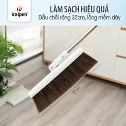 Bộ chổi quét nhà kèm hót rác Kalpen G7 gấp gọn dễ dàng, nhựa cứng cáp, chắc chắn - chính hãng 5
