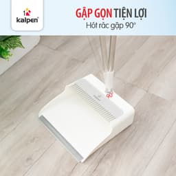Bộ chổi quét nhà kèm hót rác Kalpen G7 gấp gọn dễ dàng, nhựa cứng cáp, chắc chắn - chính hãng 3