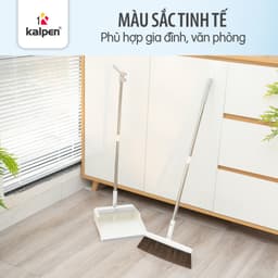 Bộ chổi quét nhà kèm hót rác Kalpen G7 gấp gọn dễ dàng, nhựa cứng cáp, chắc chắn - chính hãng 4