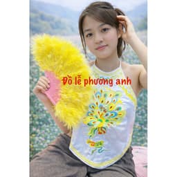 quạt lông vũ ĐỦ MẦU, quạt cô chín, quạt lông công hầu đồng, hầu thánh hàng đẹp 4