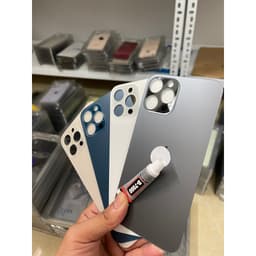 [ TẶNG KEO - KÍNH LỖ TO ] Kính lưng thay thế dành cho 12 PRO / 12 PROMAX 2