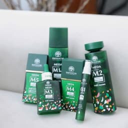 Kem chống nắng M5 Khiết Hương Duyên Thị Bách Y Sâm 50ml - KCN MEDA M5 Nâng Tone Cho Da Dầu Mụn 9