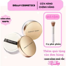 Phấn Phủ Bột PERFECT DIARY Nắp Vàng Kiềm Dầu Kháng Mồ Hôi 7g DOLLYDOLLY COSMETICS 1
