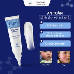 Blue Cap Cream 50g, Kem Bôi Viêm Da Cơ Địa Viêm Da Dị Ứng, Vảy Nến, Giảm Ngứa, Mẩn Đỏ, Dưỡng Ẩm, Làm Dịu Da 9