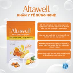 Gói Khăn y tế gừng nghệ Altawel giúp giảm thâm, mờ rạn, lấy lại vóc dáng cho phụ nữ sau sinh 3