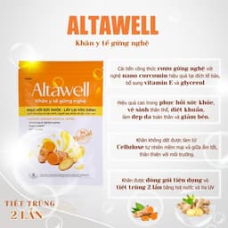 Gói Khăn y tế gừng nghệ Altawel giúp giảm thâm, mờ rạn, lấy lại vóc dáng cho phụ nữ sau sinh 5
