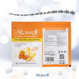 Gói Khăn y tế gừng nghệ Altawel giúp giảm thâm, mờ rạn, lấy lại vóc dáng cho phụ nữ sau sinh 4