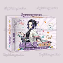 (tặng sticker) (VIỀN TRÒN) Hộp quà TRÙNG TRỤ - SHINOBU KOUCHO KIMETSU NO YABAI in hình anime quà tặng xinh xắn 5