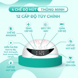 Máy Hút Sữa Rảnh Tay Kamidi Smart - Máy Hút Sữa Không Dây Kích Sữa Hút Kiệt 6