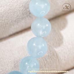 Ngọc Đan Tâm - Vòng Tay Đá Aquamarine 7mm 3A - Mệnh Thuỷ & Mệnh Mộc 6