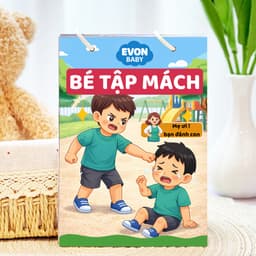 Thẻ Flash EVON BABY dạy bé tập nói - DẠY BÉ TẬP MÁCH 1