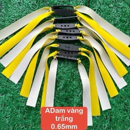 Dây Cao Su Adam Vàng 0.65mm tới má 3