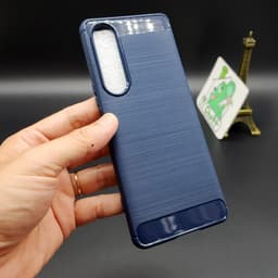 Ốp Lưng SONY XPERIA 1 V (X1 Mark 5) Vân 3D Carbon Phay Xước Chống Sốc 5