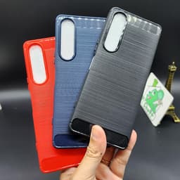 Ốp Lưng SONY XPERIA 1 V (X1 Mark 5) Vân 3D Carbon Phay Xước Chống Sốc 2