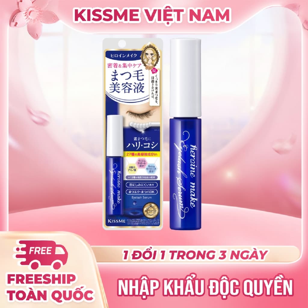 Serum Dưỡng Dài Mi Kissme Watering Eyelash Serum Phiên Bản Mới 5.5g