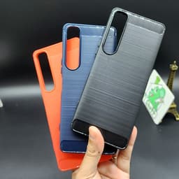 Ốp Lưng SONY XPERIA 1 IV (X1 Mark 4) Vân 3D Carbon Phay Xước Chống Sốc 2