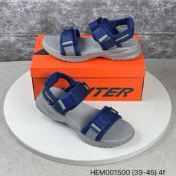 Biti's Dép Sandal Nam Hunter HEM001500 Quai Dán Điều Chỉnh Đế Cao Su Chống Trượt, Chất Liệu Cao Cấp 5