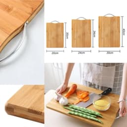 Thớt Gỗ Nhật  Kháng Khuẩn Chống Nấm Mốc An Toàn Khi Sử Dụng Size 34*24cm - VINALUXURY 8