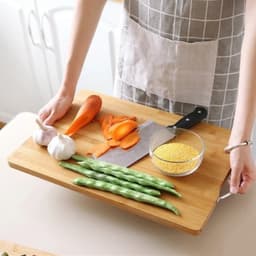 Thớt Gỗ Nhật  Kháng Khuẩn Chống Nấm Mốc An Toàn Khi Sử Dụng Size 34*24cm - VINALUXURY 7