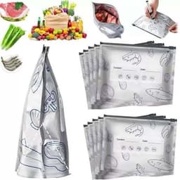 Combo 100 Túi Zíp Bạc Đa Năng Nóng Lạnh, Đủ Kích Thước, Túi Zip Nóng Lạnh 5