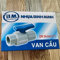 Van nhựa PVC Bình Minh phi 21 27 34 1