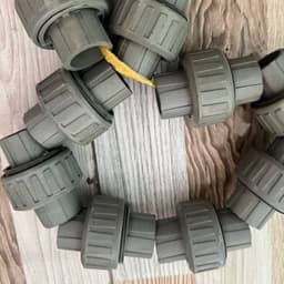 Rắc co nối ống PVC phi 21 27 34, khớp nối nhanh ống nước, rắc co nhựa kín nước 2