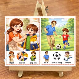 Thẻ Flash EVON BABY dạy bé tập nói - Bé Tập Nói Nhờ Mẹ Giúp 7