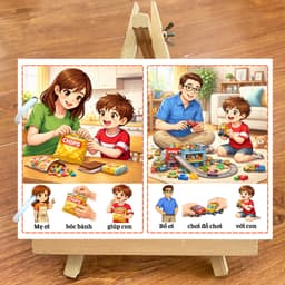 Thẻ Flash EVON BABY dạy bé tập nói - Bé Tập Nói Nhờ Mẹ Giúp 6