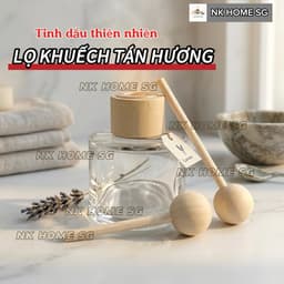 Chai Đựng Tinh Dầu Khuếch Tán Thủy Tinh Nắp Gỗ 100 50ml – Đựng Tinh Dầu, Nước Hoa Thơm Phòng & Ô Tô 1
