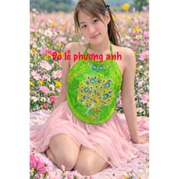 yếm ngực ĐỦ MÀU thêu hình công, yếm hầu đồng các giá hàng thêu Tay hình công 3D cao cấp 9