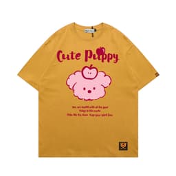 Áo Thun 3170 Phom Rộng HY KOREA Vải Cotton 65/35 Co giãn Phù Hợp Nam Nữ Từ 35 Tới 80kg 6