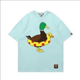 Áo Thun 3168 Phom Rộng HY KOREA Vải Cotton 65/35 Co giãn Phù Hợp Nam Nữ Từ 35 Tới 80kg 3