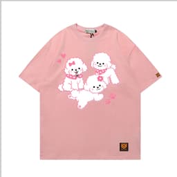 Áo Thun 3181 Phom Rộng HY KOREA Vải Cotton 65/35 Co giãn Phù Hợp Nam Nữ Từ 35 Tới 80kg 1