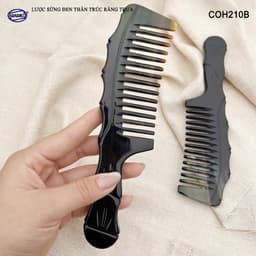 Lược Sừng Khía Thân Trúc Đủ Size Chăm Sóc Tóc Mềm Mại-XUONG MINH DUC 3
