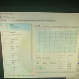 combo case xeon main dual e5 2690v4 xung all core cao 3200mhz khi chạy tất cả các nhân cùng lúc. 3