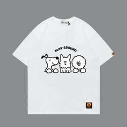 Áo Thun 3169 Phom Rộng HY KOREA Vải Cotton 65/35 Co giãn Phù Hợp Nam Nữ Từ 35 Tới 80kg 8