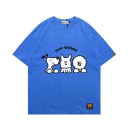 Áo Thun 3169 Phom Rộng HY KOREA Vải Cotton 65/35 Co giãn Phù Hợp Nam Nữ Từ 35 Tới 80kg 2