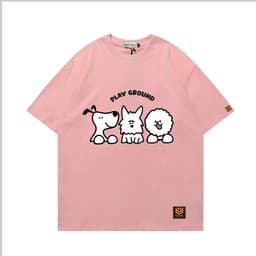 Áo Thun 3169 Phom Rộng HY KOREA Vải Cotton 65/35 Co giãn Phù Hợp Nam Nữ Từ 35 Tới 80kg 6