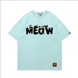 Áo Thun 3167 Phom Rộng HY KOREA Vải Cotton 65/35 Co giãn Phù Hợp Nam Nữ Từ 35 Tới 80kg 3