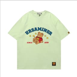 Áo Thun 3176 Phom Rộng HY KOREA Vải Cotton 65/35 Co giãn Phù Hợp Nam Nữ Từ 35 Tới 80kg 4