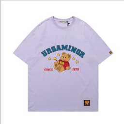 Áo Thun 3176 Phom Rộng HY KOREA Vải Cotton 65/35 Co giãn Phù Hợp Nam Nữ Từ 35 Tới 80kg 7