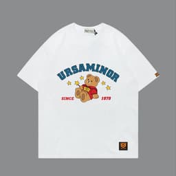 Áo Thun 3176 Phom Rộng HY KOREA Vải Cotton 65/35 Co giãn Phù Hợp Nam Nữ Từ 35 Tới 80kg 8