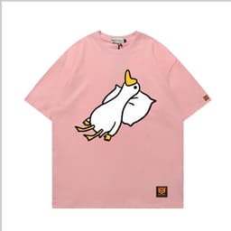 Áo Thun 3162 Phom Rộng HY KOREA Vải Cotton 65/35 Co giãn Phù Hợp Nam Nữ Từ 35 Tới 80kg 1