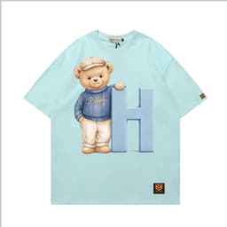 Áo Thun 3175 Phom Rộng HY KOREA Vải Cotton 65/35 Co giãn Phù Hợp Nam Nữ Từ 35 Tới 80kg 1