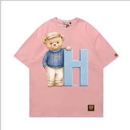 Áo Thun 3175 Phom Rộng HY KOREA Vải Cotton 65/35 Co giãn Phù Hợp Nam Nữ Từ 35 Tới 80kg 5