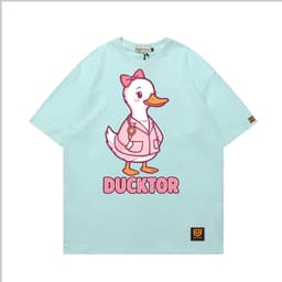 Áo Thun 3183 Phom Rộng HY KOREA Vải Cotton 65/35 Co giãn Phù Hợp Nam Nữ Từ 35 Tới 80kg 3
